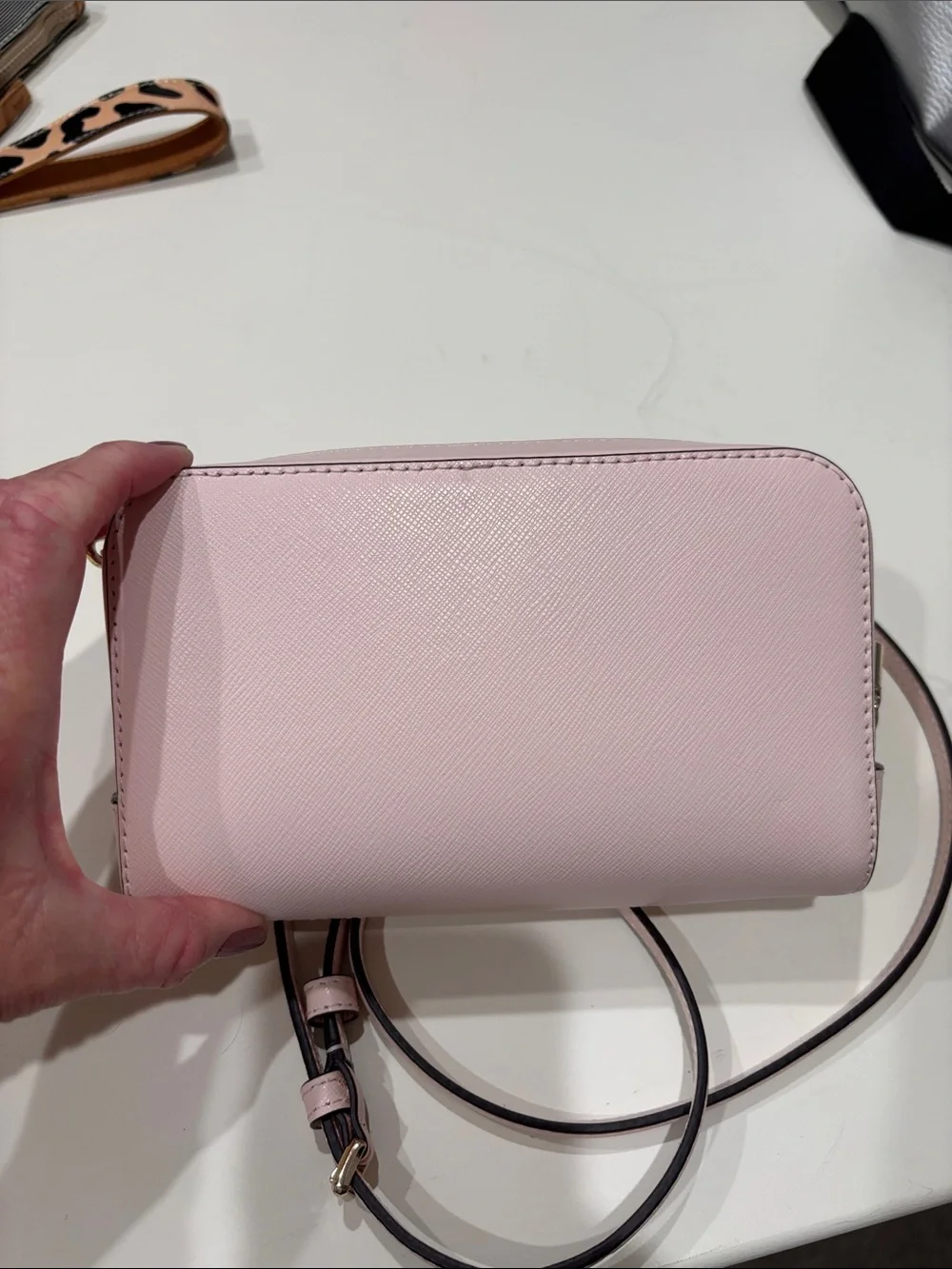 kate spade Blush Pink Leather Crossbody Bag